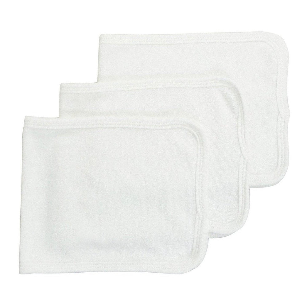 Burp Cloth With White Trim (Pack of 3)