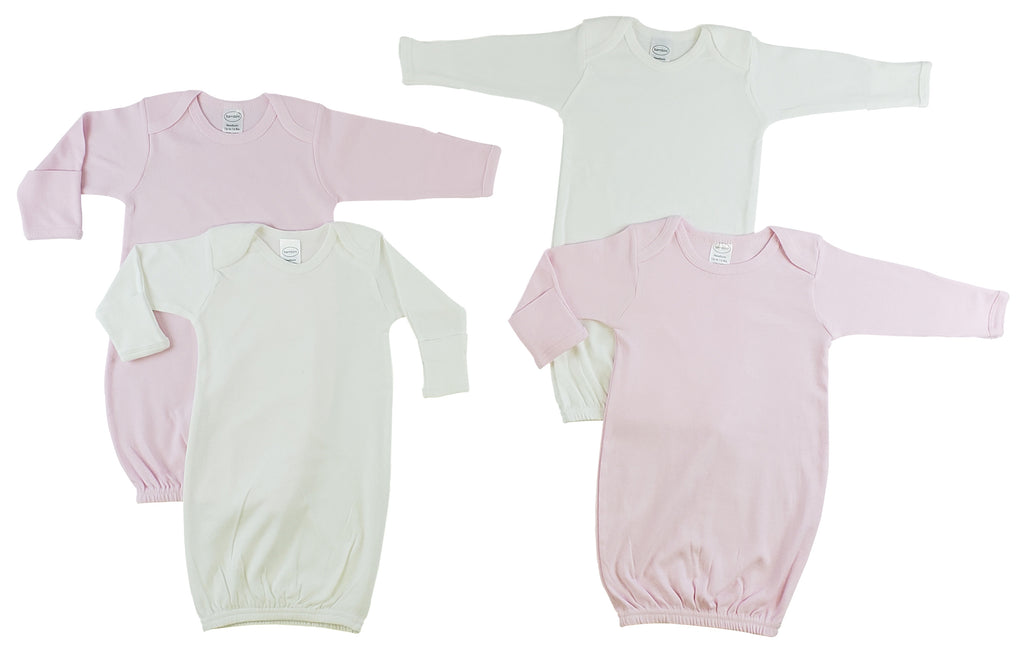 Infant Girls Gowns-4 Pack